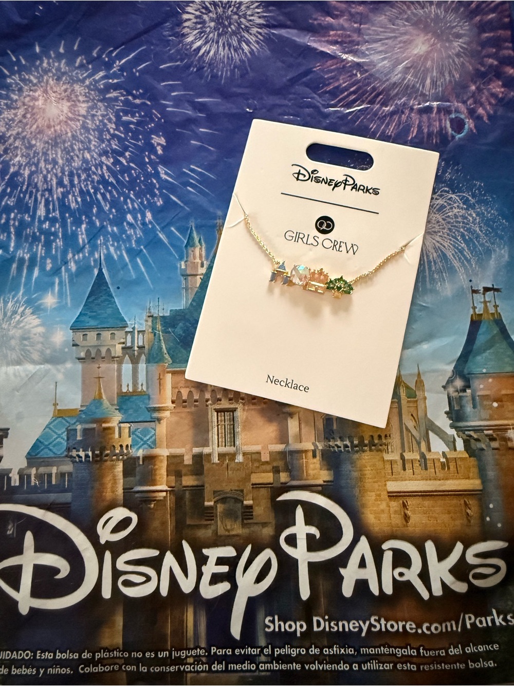 Girls Crew Walt Disney World Parks Necklace